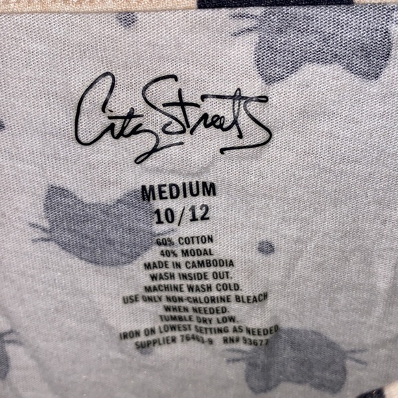 City Streets cat print dress (M 10/12) - Picture 2 of 11